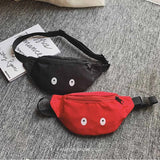Kids Waist Pack Eyes Chest Bag Boy Girl Adjustable Fanny Children's Sh