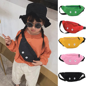 Kids Waist Pack Eyes Chest Bag Boy Girl Adjustable Fanny Children's Sh