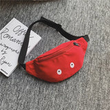 Kids Waist Pack Eyes Chest Bag Boy Girl Adjustable Fanny Children's Sh