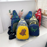 Kids Dinosaur Waist Pack Mini Sling Backpack