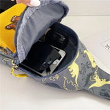 Kids Dinosaur Waist Pack Mini Sling Backpack
