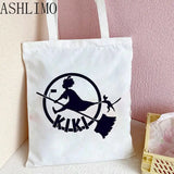 Kiki'S Service Totoro Studio Anime Canvas Shopper Bag