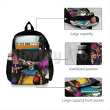Killer Klowns Backpack Waterproof Camping Travel