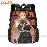 Demon Slayer Flame Pillar Rengoku Backpack Large Capacity