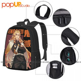 Demon Slayer Flame Pillar Kyoujurou Rengoku Backpack Large Capacity