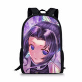 Kimetsu No Yaiba Element Printing Pattern School Backpacks for Teenager