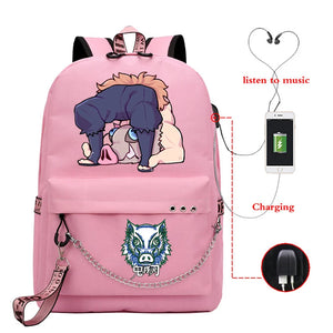 Kimetsu No Yaiba Inosuke Anti-theft Backpack