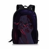 Kimetsu No Yaiba Pattern School Backpack for Kids
