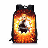 Kimetsu No Yaiba Print Backpack Casual Children's Knapsack