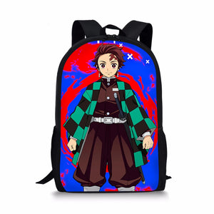 Kimetsu No Yaiba Backpack for Kid School Bag Teenage Girl Travel