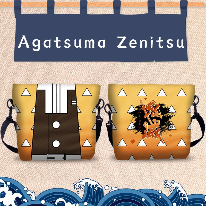 Demon Slayer Shoulder Bag Anime Cosplay School Backpack