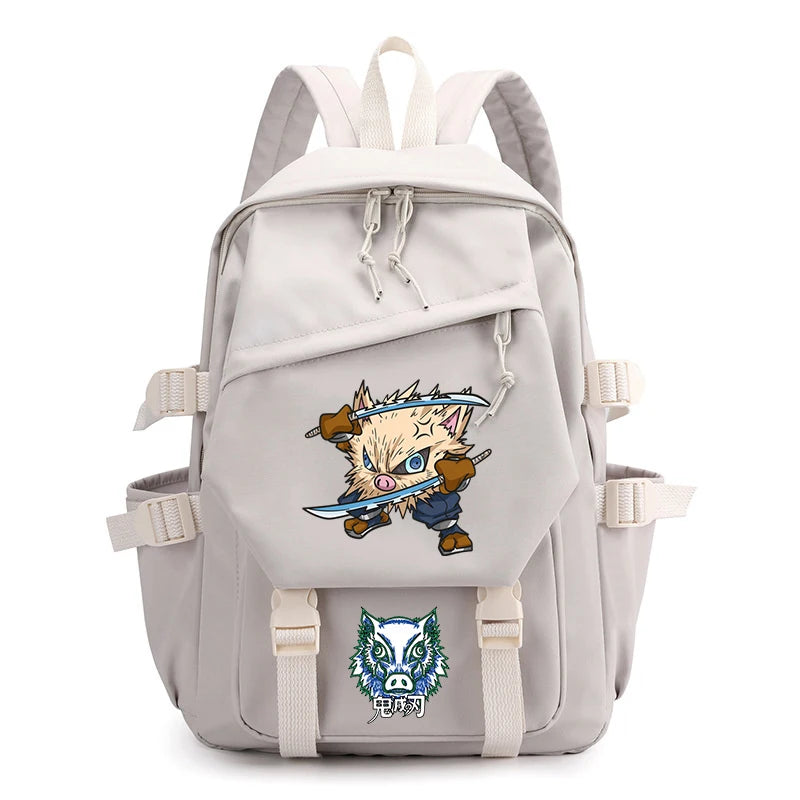 Demon Slayer Manga Hip Hop School Backpack Student Bag