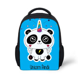 Kindergarten Kids Backpack Panda Unicorn Pattern Babies School Book Bags