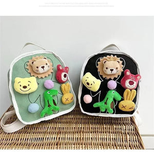 Personalized Cartoon Animal Backpack for Kids, Age 1-6