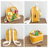 Personalized Cartoon Animal Backpack for Kids, Age 1-6