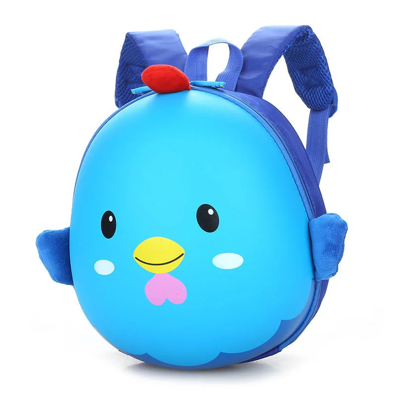 Kindergarten School Bag Boys Girls 3D Eggshell Baby Backpack Children School Bag