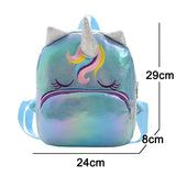 Unicorn Kindergarten School Bag for Girls Kids Backpacks