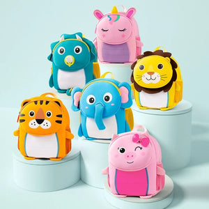Kids 3D Cartoon Animal Waterproof Backpack for Preschool