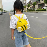 Kindergarten Schoolbag Little Bee Kids Shoulder Bag Male and Female Baby A