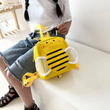 Kindergarten Schoolbag Little Bee Kids Shoulder Bag Male and Female Baby A