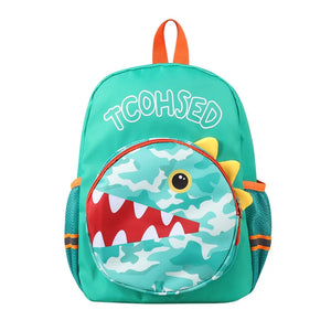 Kindergarten Schoolbag Nylon Baby Bag Cartoon Handsome Boy Girls Travel Backpack
