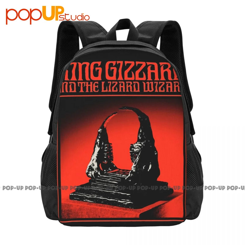 King Gizzard Lizard Wizard World Tour Backpack Large Capacity