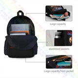 Knight Rider Symbol Car Large Capacity Backpack
