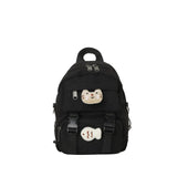 Kitten Women Backpack Fish Shoulders Bags Canvas Small School Bags