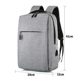 Anti Theft Travel Backpack USB Laptop Bag