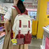 Casual Knapsack Backpack Women Solid Female Travel Bag