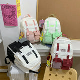 Casual Knapsack Backpack Women Solid Female Travel Bag