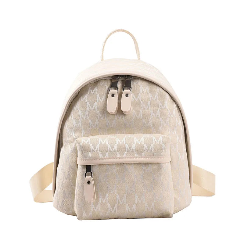 Canvas Young Girls School Backpack - Outdoor Casual Backpack