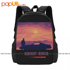 Knight Rider Kitt Hasselhoff 80S Tv Backpack Large Capacity Style Sports Bag