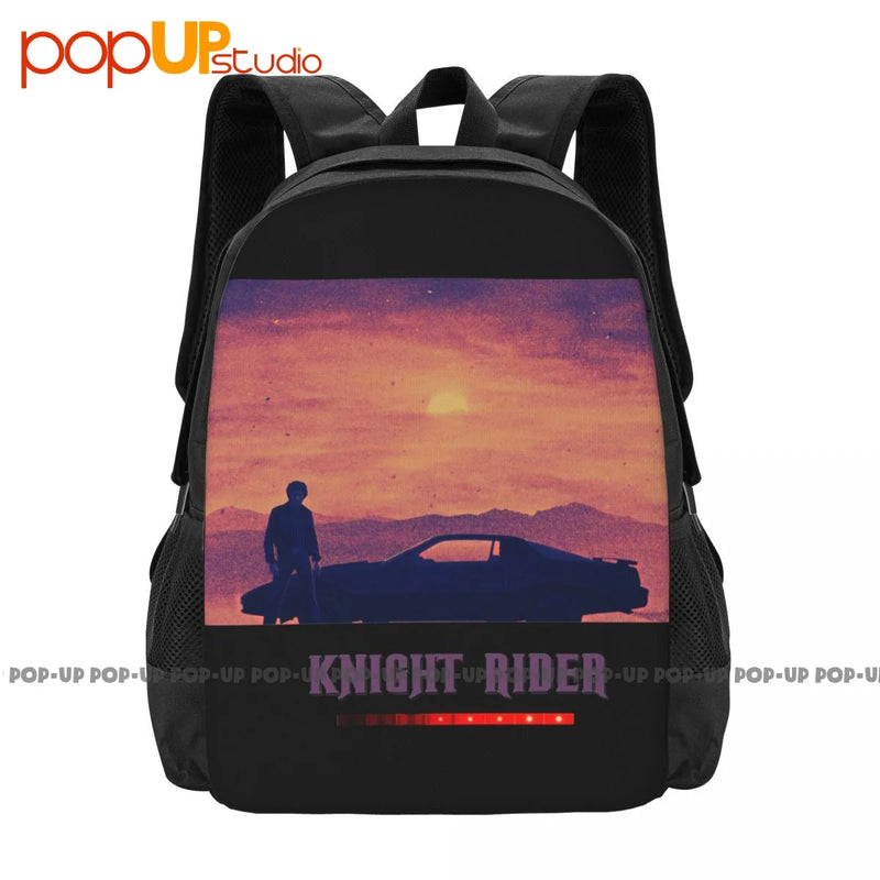 Knight Rider Kitt Hasselhoff 80S Tv Backpack Large Capacity Style Sports Bag