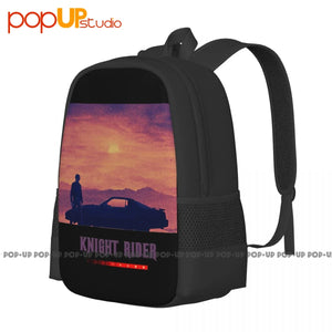 Knight Rider Kitt Hasselhoff 80S Tv Backpack Large Capacity Style Sports Bag