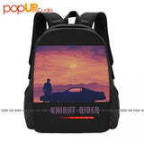 Knight Rider Kitt Hasselhoff 80S Tv Backpack Large Capacity Style Sports Bag