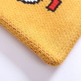 Knitted Bag 2 Ducks Pattern Handbag Casual Totes Girls Bag