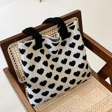 Knitted Shoulder Bag Large-capacity Casual Tote Bag