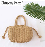 Bohemia Straw Bag Summer Shoulder Tote Beach Bag