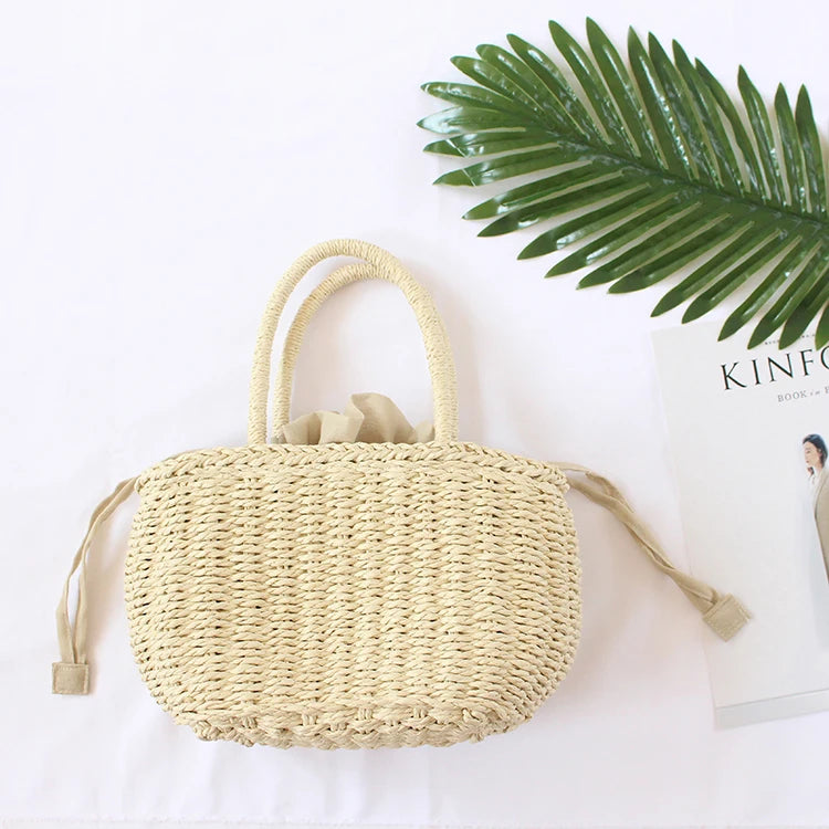 Bohemia Straw Bag Summer Shoulder Tote Beach Bag