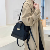 Knitting Letter Women Small Backpack School Bag for Teenager Girls