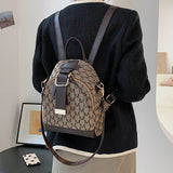 Knitting Letter Women Small Backpack School Bag for Teenager Girls