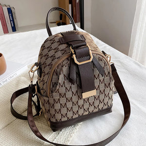 Knitting Letter Women Small Backpack School Bag for Teenager Girls