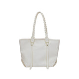 Knitting Shoulder Bags for Women Solid Totes Classic Package Casual Handbags