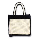 Hollowed-out Knitting Shoulder Bag for Women