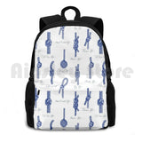 Maritime Marine Knots Outdoor Hiking Backpack Navy Climbing Sports Bag