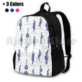 Maritime Marine Knots Outdoor Hiking Backpack Navy Climbing Sports Bag