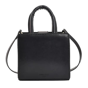 Korean Style Small Tote Bag Solid Crossbody Bags For Women