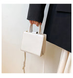 Korean Style Small Tote Bag Solid Crossbody Bags For Women