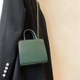 Korean Style Small Tote Bag Solid Crossbody Bags For Women